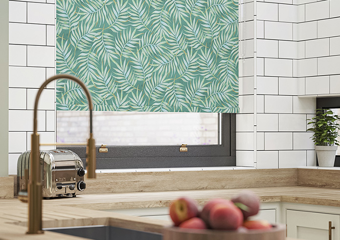 Goa, Pacific Green - Roller Blind - Image 5